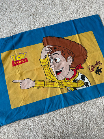 Vintage Buzz and Woody pillowcase