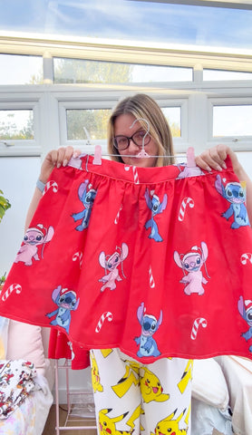 Christmas Aliens Skirt 36-52 inches