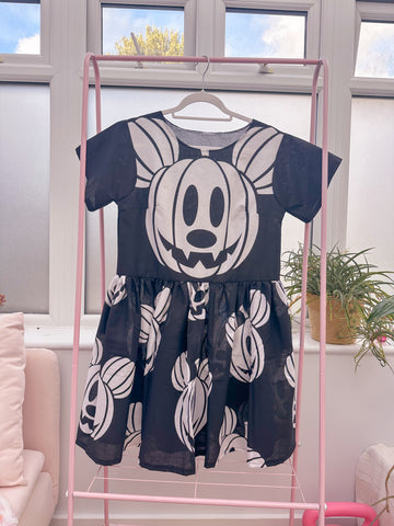 Monochrome Mouse Pumpkin Smock UK 10/12