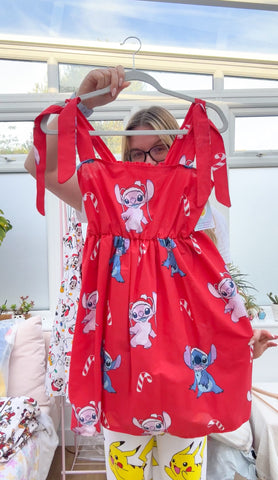Christmas Aliens Babydoll Sundress UK 6-14