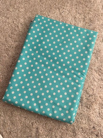 Turquoise dots cotton 3m