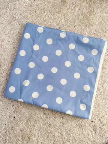 Blue Spots cotton 2m