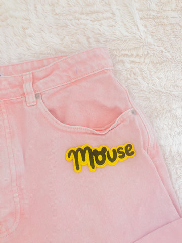 Mouse Iron-On Patch