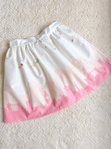 Limited Edition Pink Flying Over London Skirt
